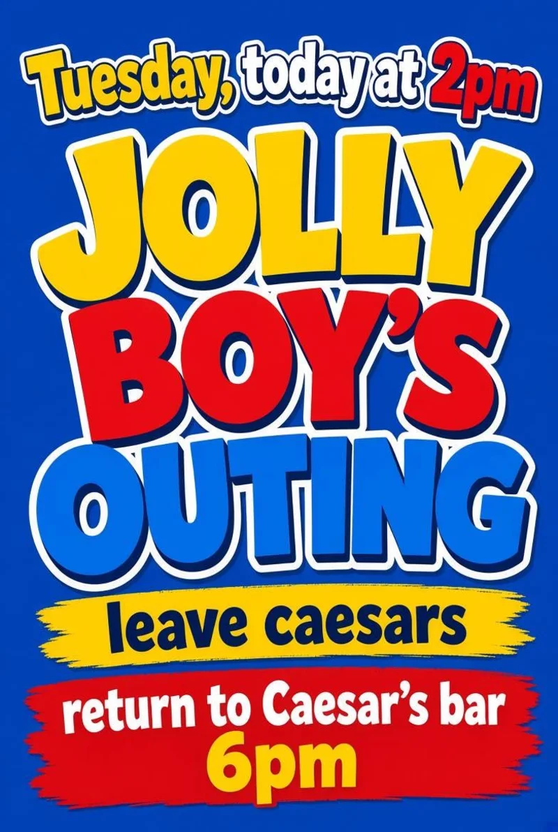 Jolly Boy's Outing