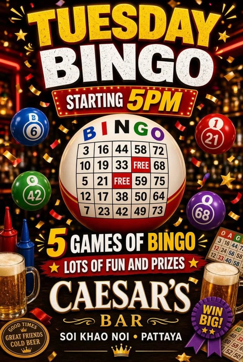 Tuesday Bingo